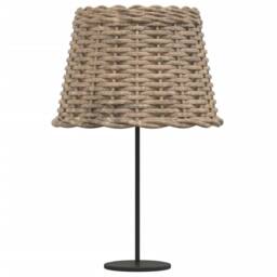 Berkfield Home Lamp Shade Brown √ò30x20 cm Wicker in Light Tan - Size: 30x20 cm - thumbnail 4