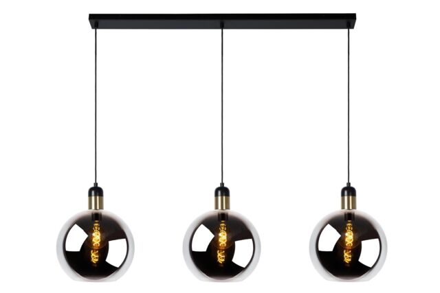 Lucide 'JULIUS' Dimmable Adjustable Indoor Modern Bar Pendant Light 3xE27 in Grey - image 1