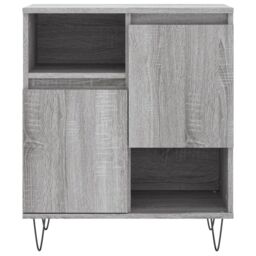 Berkfield Home Sideboard Grey Sonoma 60x35x70 cm Engineered Wood - Size: 60 x 35 x 70 cm - thumbnail 5