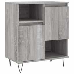 Berkfield Home Sideboard Grey Sonoma 60x35x70 cm Engineered Wood - Size: 60 x 35 x 70 cm - thumbnail 2