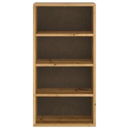 Berkfield Home Side Cabinet ODDA 40x24x79 cm Solid Wood Pine in Brown - Size: 40 x 24 x 79 cm - thumbnail 5