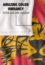 Warner Brothers Harry Potter Gryffindor Graffiti Blanket 152 x 127 cm in White - thumbnail 4