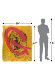 Warner Brothers Harry Potter Gryffindor Graffiti Blanket 152 x 127 cm in White - thumbnail 5