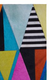 Orsina Safira Genuine Leather Multicolour Wall Art - thumbnail 4