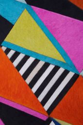 Orsina Safira Genuine Leather Multicolour Wall Art - thumbnail 5