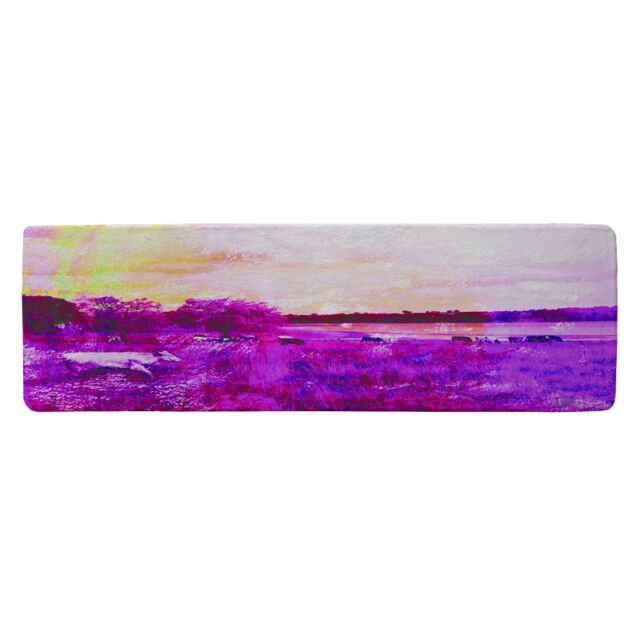 Benjamin Tate Design Vintage Pinky Cow Runner Rug in Natural - Size: 67 cm x 230 cm - image 1