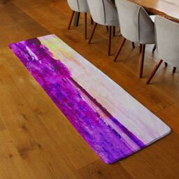 Benjamin Tate Design Vintage Pinky Cow Runner Rug in Natural - Size: 67 cm x 230 cm - thumbnail 2