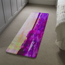 Benjamin Tate Design Vintage Pinky Cow Runner Rug in Natural - Size: 67 cm x 230 cm - thumbnail 4