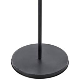 Wyld and Coco Freestanding Coat Rack - Black Powder-Coated Steel 130cm 3 Hooks - thumbnail 7