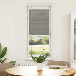 Berkfield Home Pleated Blind Anthracite 45x150 cm Fabric Width 44.4 cm Polyester in Black - thumbnail 2