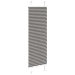 Berkfield Home Pleated Blind Anthracite 45x150 cm Fabric Width 44.4 cm Polyester in Black - thumbnail 4