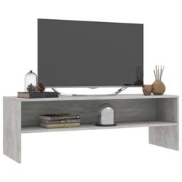Berkfield Home TV Cabinet Concrete Grey 120x40x40 cm Engineered Wood - Size: 120 x 40 x 40 cm - thumbnail 1