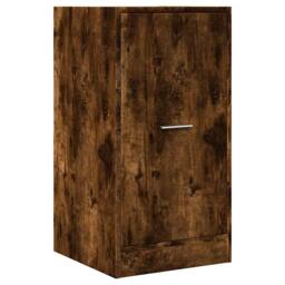 Berkfield Home Elegant Apothecary Cabinet Smoked Oak 40x41x77.5 cm Engineered Wood in Brown - thumbnail 1