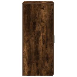 Berkfield Home Storage Cabinet Smoked Oak 50x45x103.5 cm Engineered Wood in Brown - thumbnail 5