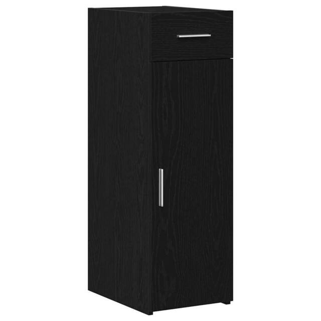 Berkfield Home Sideboard Black Oak 30x42, 5x93 cm Engineered Wood - image 1