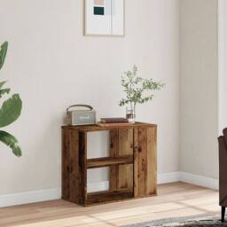Berkfield Home Side Cabinet Old Wood 60x30x50 cm Engineered Wood in Brown - Size: 60 x 30 x 50 cm - thumbnail 3