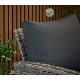 Furniture Maxi Outdoor Garden 6-seater Rattan Sofa Set With Lift Up Dining Table in Grey - thumbnail 4