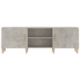 Berkfield Home TV Cabinet Concrete Grey 150x30x50 cm Engineered Wood - Size: 150 x 30 x 50 cm - thumbnail 5