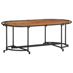 Berkfield Home Coffee Table 110x55x40 cm Solid Wood Acacia in Brown - Size: 110 x 55 x 40 cm - thumbnail 1