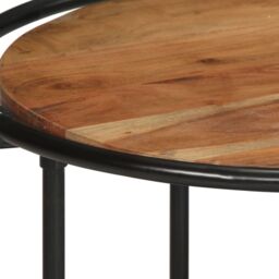 Berkfield Home Coffee Table 110x55x40 cm Solid Wood Acacia in Brown - Size: 110 x 55 x 40 cm - thumbnail 6