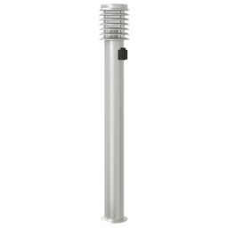 Berkfield Home Outdoor Floor Lamps with Outlet 3pcs Silver 110cm Stainless Steel - thumbnail 6