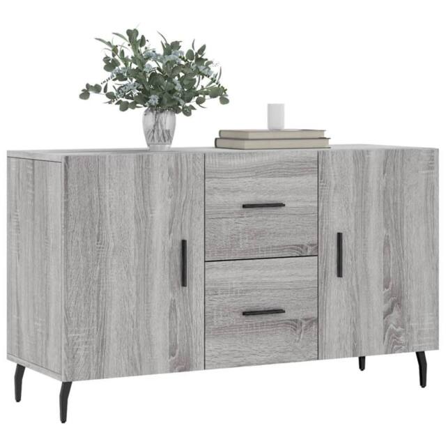 Berkfield Home Sideboard Grey Sonoma 100x36x60 cm Engineered Wood - Size: 100 x 36 x 60 cm - image 1