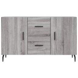 Berkfield Home Sideboard Grey Sonoma 100x36x60 cm Engineered Wood - Size: 100 x 36 x 60 cm - thumbnail 6