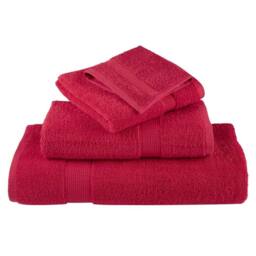 Berkfield Home Premium Sauna Towels SOLUND 10 pcs Red 80x200 cm 600 gsm - thumbnail 4