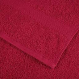 Berkfield Home Premium Sauna Towels SOLUND 10 pcs Red 80x200 cm 600 gsm - thumbnail 6