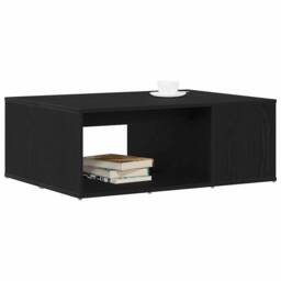 Berkfield Home Elegant Coffee Table Black Oak 90x67x33 cm Engineered Wood - Size: 90 x 67 x 33 cm - thumbnail 1