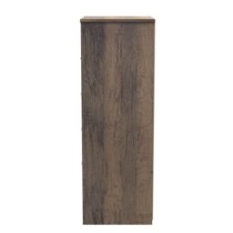 Ready Assembled 2 U Washington 5 Drawer Tall Bedside (Ready Assembled) in Dark Brown - thumbnail 2