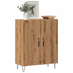 Berkfield Home Sideboard Artisan Oak 69.5x34x90 cm Engineered Wood in Brown - thumbnail 1