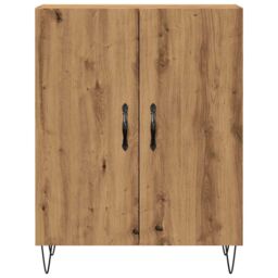 Berkfield Home Sideboard Artisan Oak 69.5x34x90 cm Engineered Wood in Brown - thumbnail 4