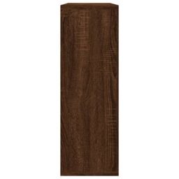 Berkfield Home Wall Shelf Brown Oak 104x20x58.5 cm Engineered Wood - thumbnail 4