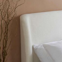 Birlea Lanis Ottoman Cream Linen Fabric Double Bed Frame - thumbnail 4