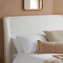 Birlea Lanis Ottoman Cream Linen Fabric Double Bed Frame - thumbnail 3