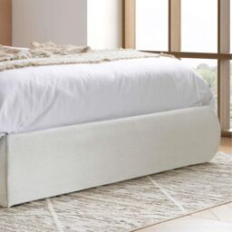 Birlea Lanis Ottoman Cream Linen Fabric Double Bed Frame - thumbnail 7