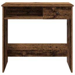 Berkfield Home Desk Old Wood 80x40x75 cm Engineered Wood in Brown - Size: 80 x 40 x 75 cm - thumbnail 4