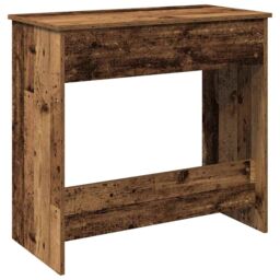 Berkfield Home Desk Old Wood 80x40x75 cm Engineered Wood in Brown - Size: 80 x 40 x 75 cm - thumbnail 7
