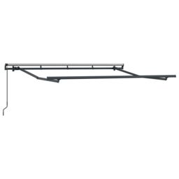 Berkfield Home Retractable Awning Manual Yellow / Orange / White Anthracite - thumbnail 5