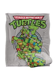 Teenage Mutant Ninja Turtles TMNT Group Silky Touch Super Soft Throw Blanket 152 X 127 cm in White - thumbnail 2