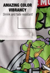 Teenage Mutant Ninja Turtles TMNT Group Silky Touch Super Soft Throw Blanket 152 X 127 cm in White - thumbnail 4