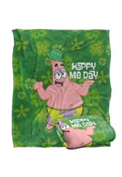 Spongebob Happy Me Day Silky Touch Super Soft Throw Blanket 152 X 127 cm in White - thumbnail 2