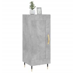 Berkfield Home Sideboard Concrete Grey 34.5x34x90 cm Engineered Wood - thumbnail 3