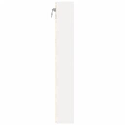 Berkfield Home Vitrine Cabinet White 60x8.5x58 cm Engineered Wood - thumbnail 5
