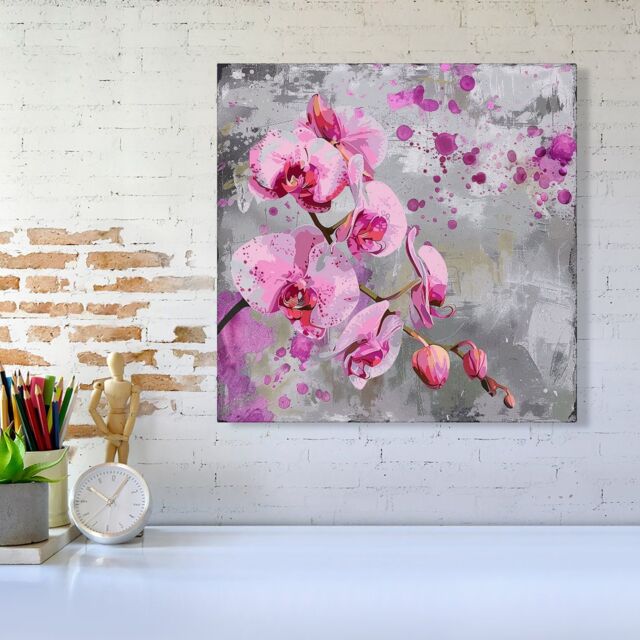 Warren Reed - Designer Orchids Splashart Canvas - Size: w10 inch x h10 inch - image 1