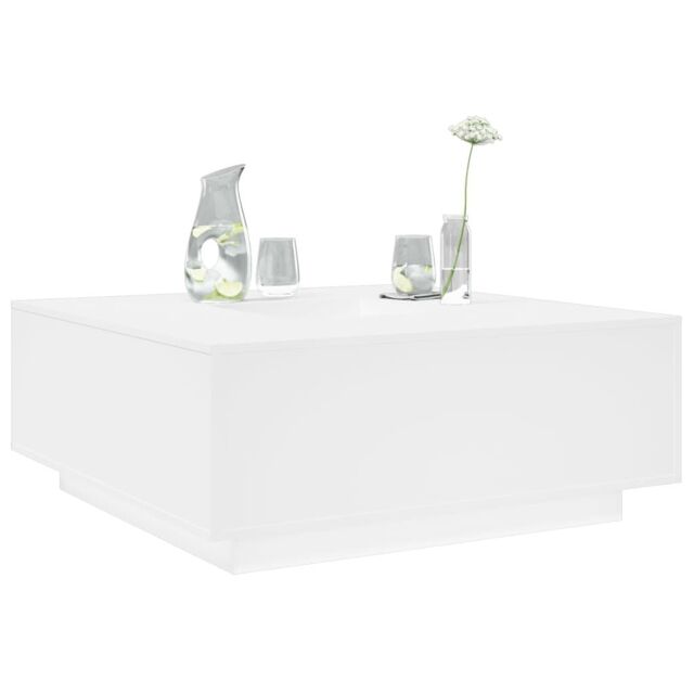 Berkfield Home Coffee Table White 100x100x40 cm Engineered Wood - Size: 100 x 100 x 40 cm - image 1