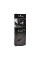 JVL Purbeck Hearth Set Fireplace Fire Tools Set Black - thumbnail 5