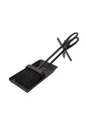 JVL Purbeck Hearth Set Fireplace Fire Tools Set Black
