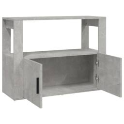 Berkfield Home Sideboard Concrete Grey 80x30x60 cm Engineered Wood - Size: 80 x 30 x 60 cm - thumbnail 7